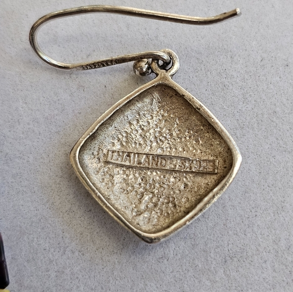 SET! Millefiori Glass Cubes Necklace, 925 SX Earrings & 925 Ankle Bracelet SET! - Picture 9 of 16